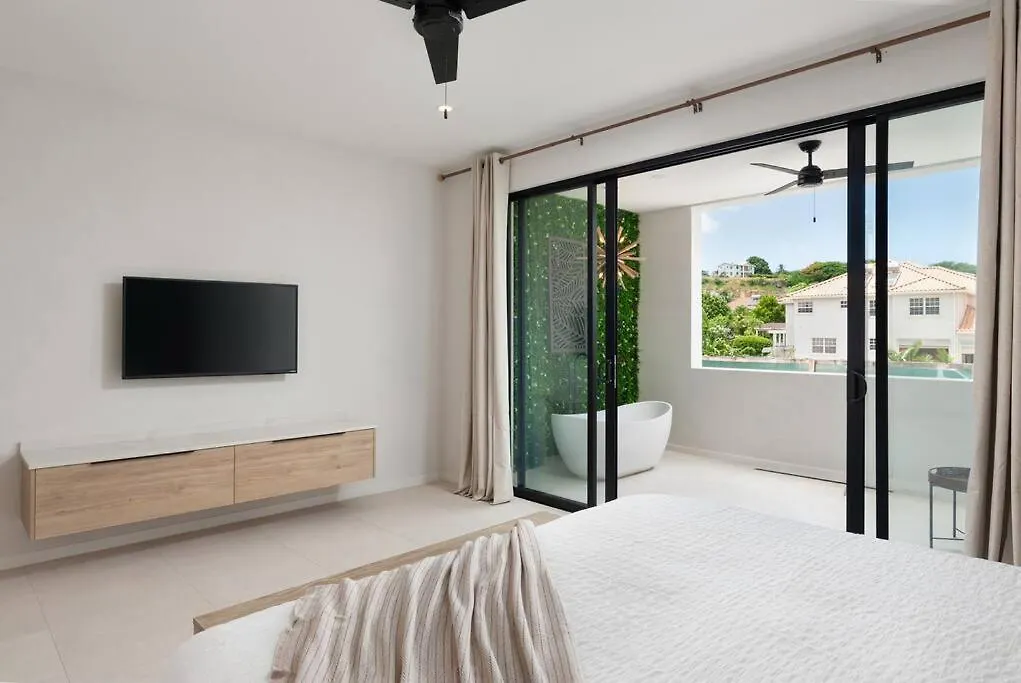 Porters 2 Bed Townhome Azzurro - Walk To Beach Saint James 0*,  Barbados